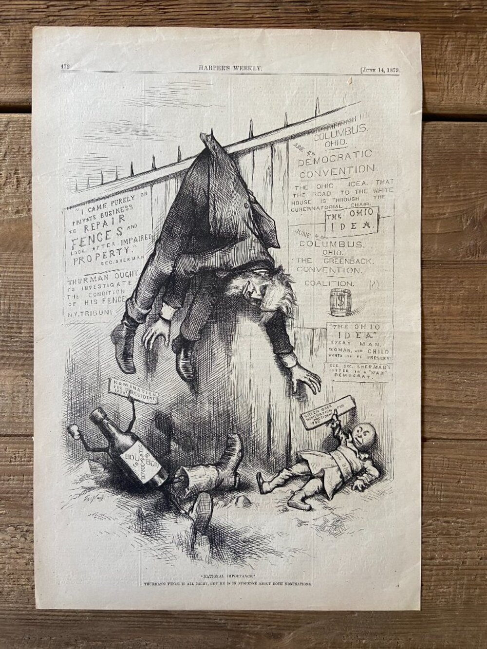 Thomas Nast, Harper's Weekly, Antique Print